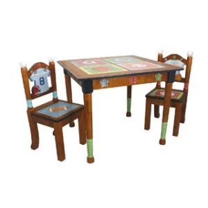 Fantasy Fields - Lil Sports Fan Table & Set of 2 Chairs