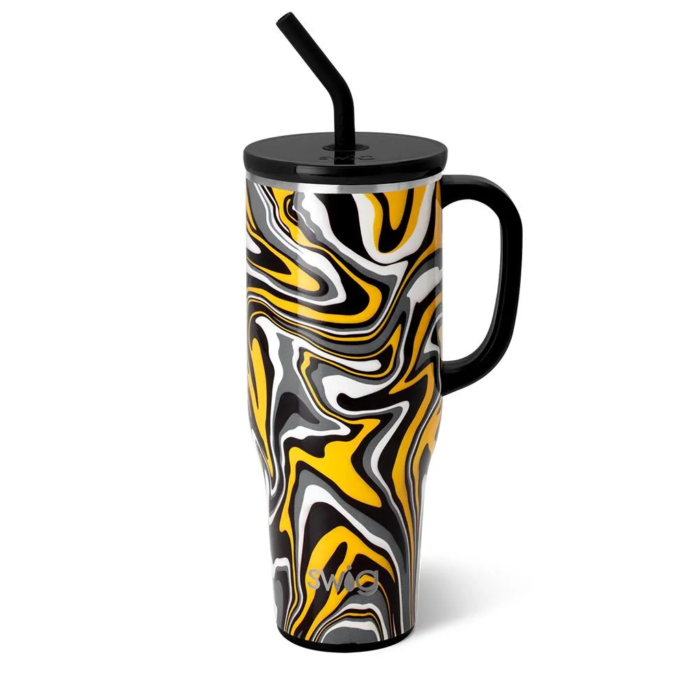 Fanzone Black   Yellow Mega Mug 40oz