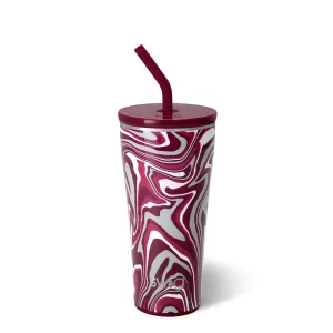 Fanzone Maroon Straw Tumbler 32oz