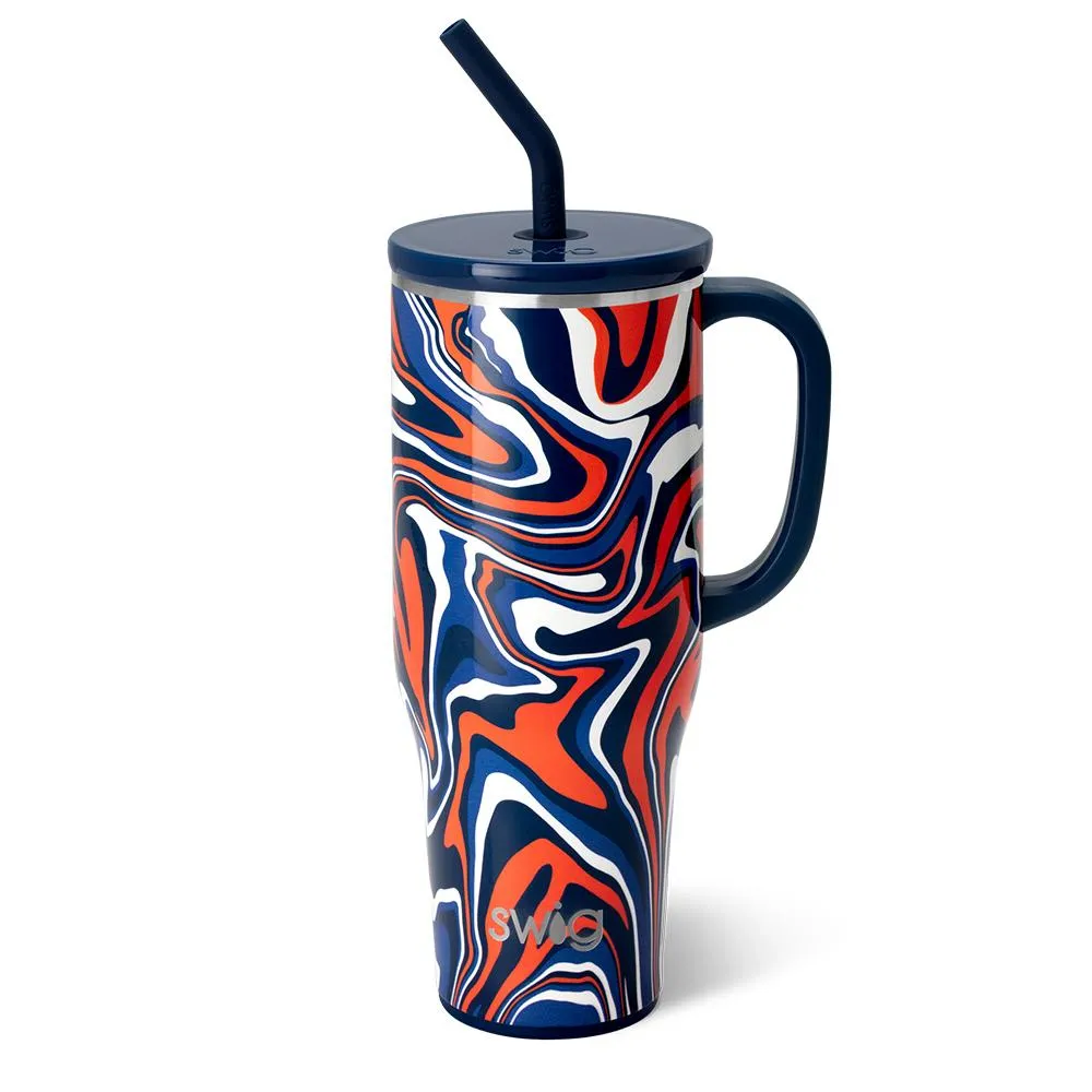 Fanzone Navy   Orange Mega Mug 40oz