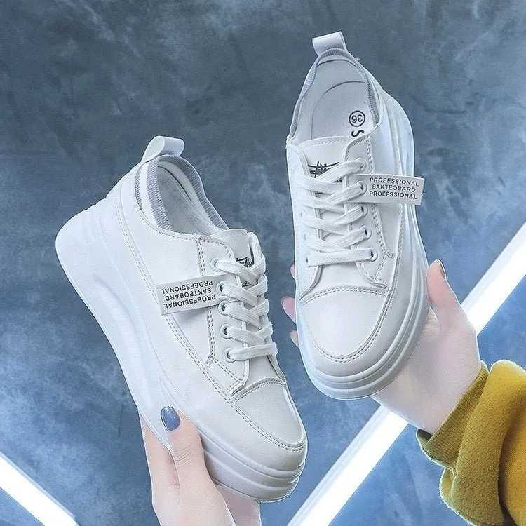 Fashion Sports High Casual Shoes White Shoes Women