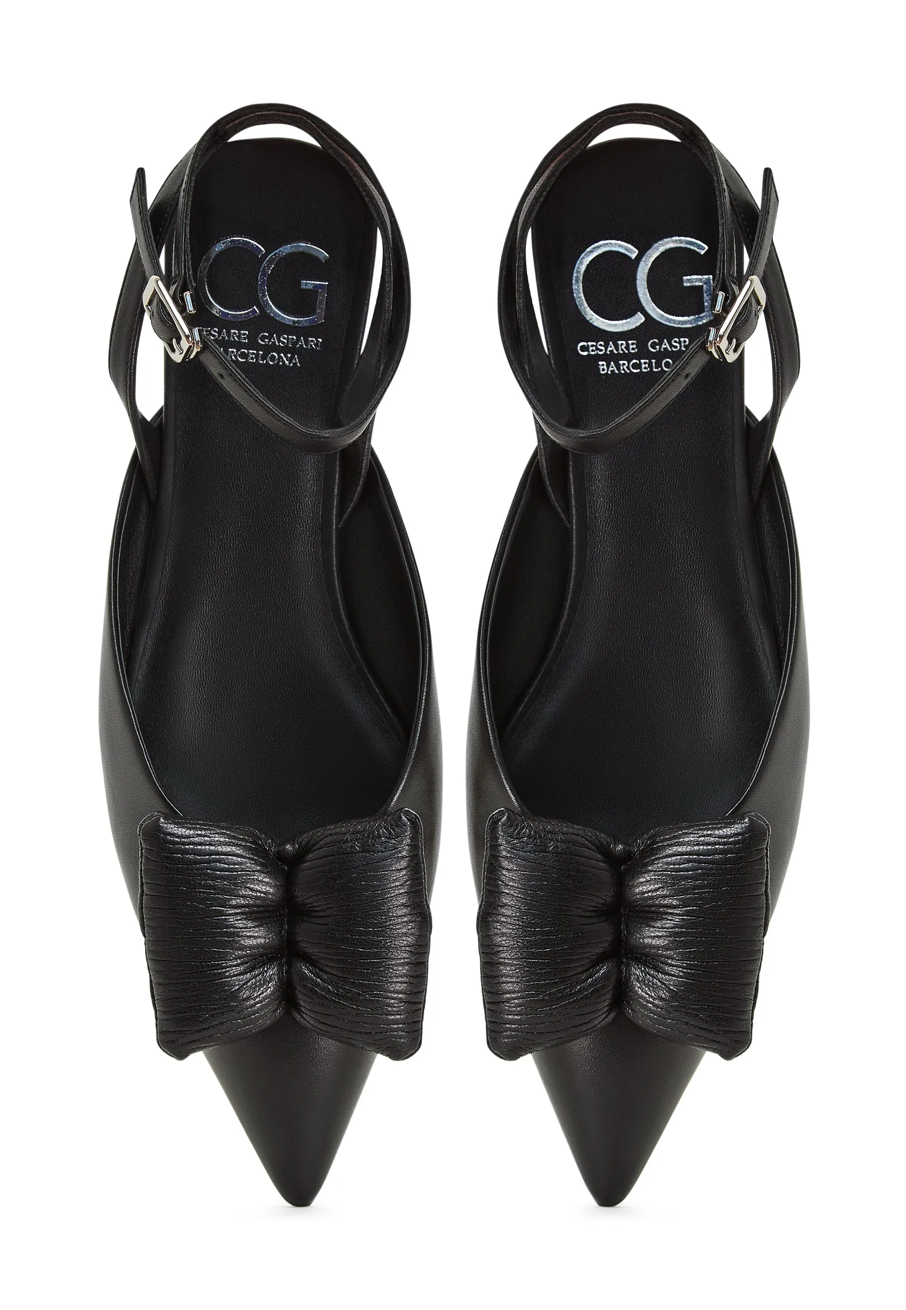 Flat Sole Slingback Ballerinas Gabriela - Black