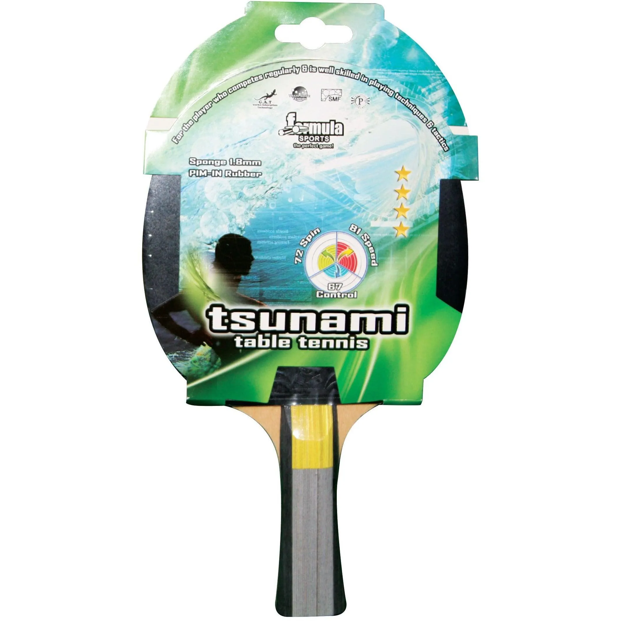 Formula Sports Tsunami 4 Star Table Tennis Bat