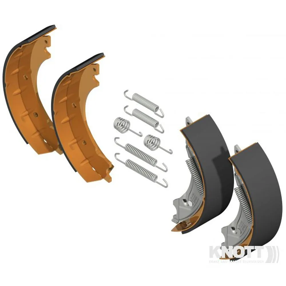 Genuine KNOTT Trailer / Caravan Brake Shoe Full Axle Set 250 x 40mm