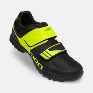 Giro Berm Bicycle Shoes Black/Citron Green Cover 42