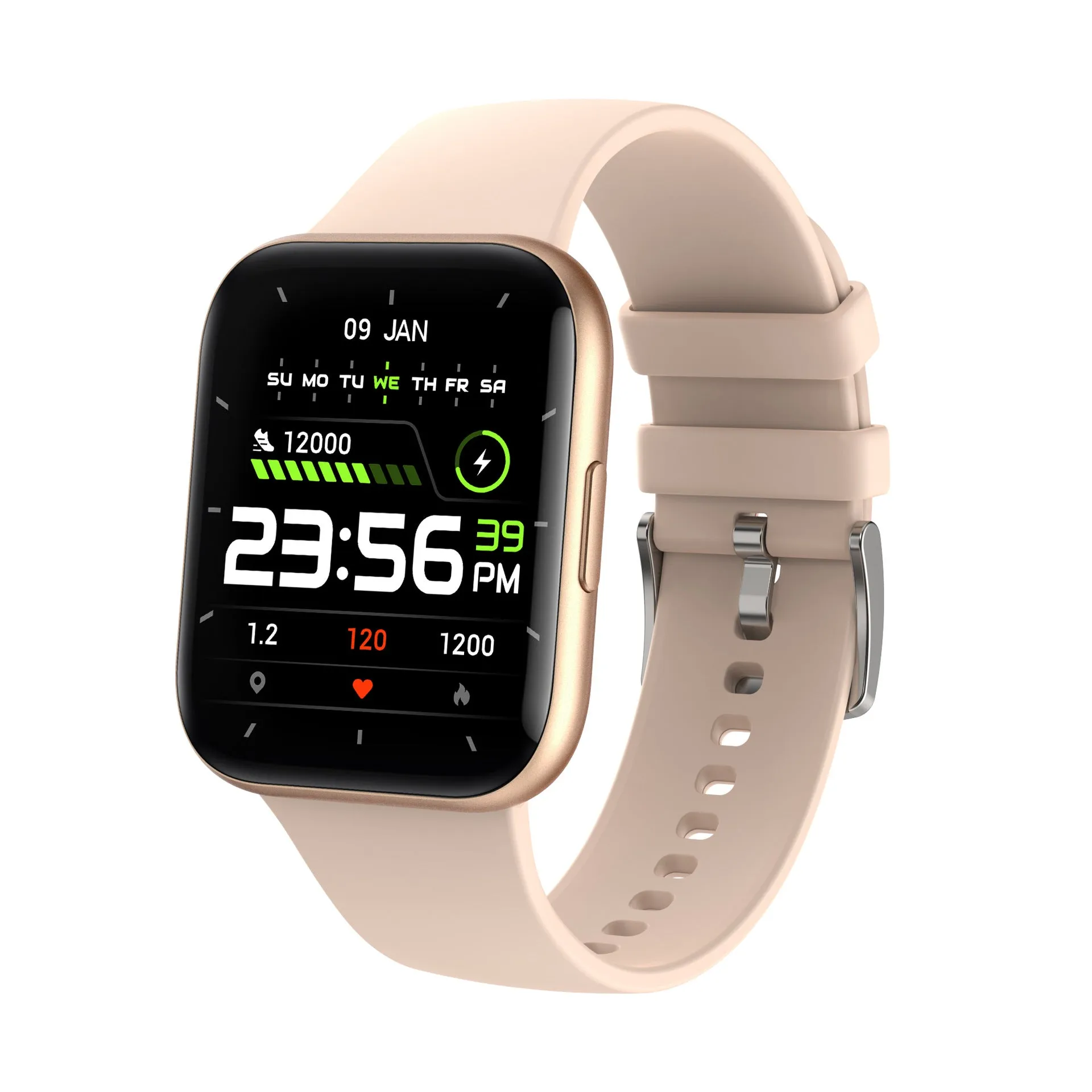 Heart Rate Sleep Health Monitoring Information Waterproof Sport Mode Controlled by Music Bracelet