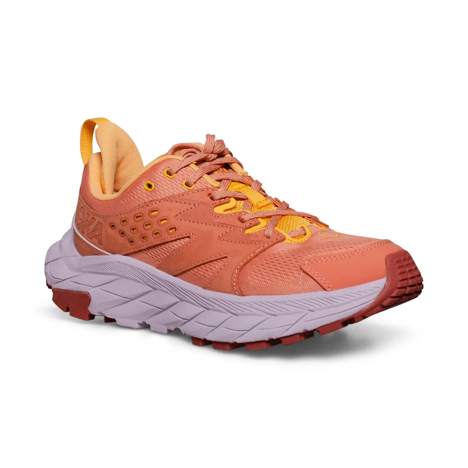 HOKA One One Anacapa Breeze Low Sun Baked / Amber Yellow Hiking Shoes - Women's