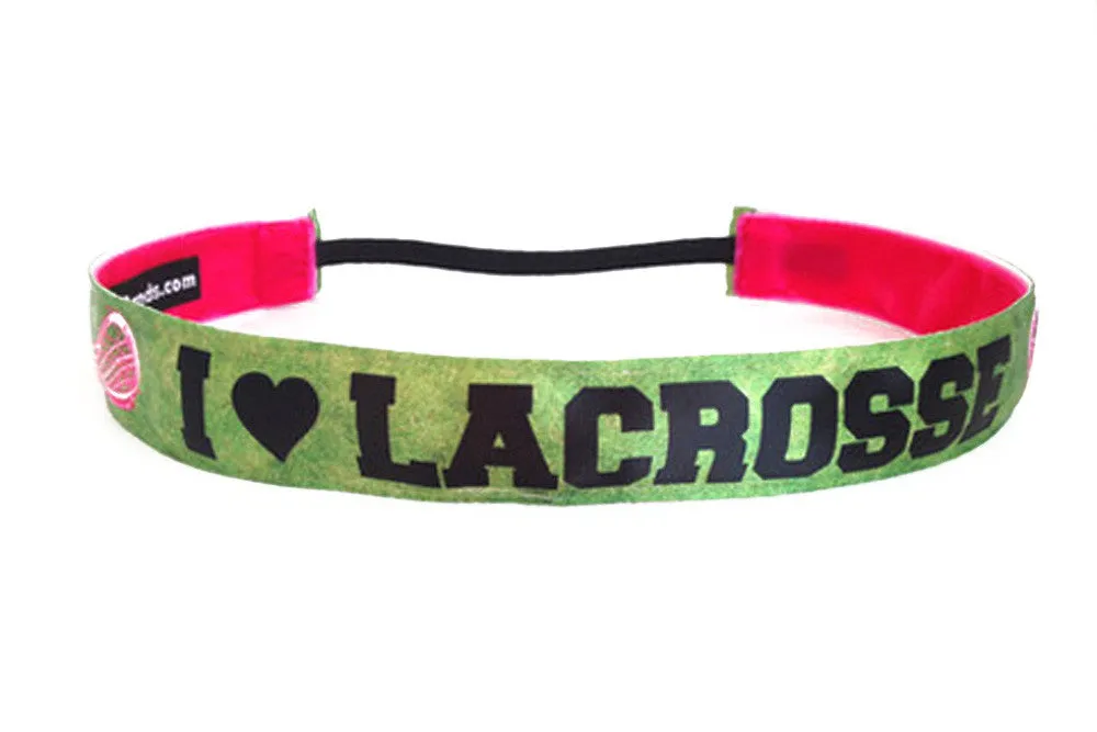 I Love Lacrosse <b><span style="color: #ee2c65;">(3 Colors Available)</span></b>