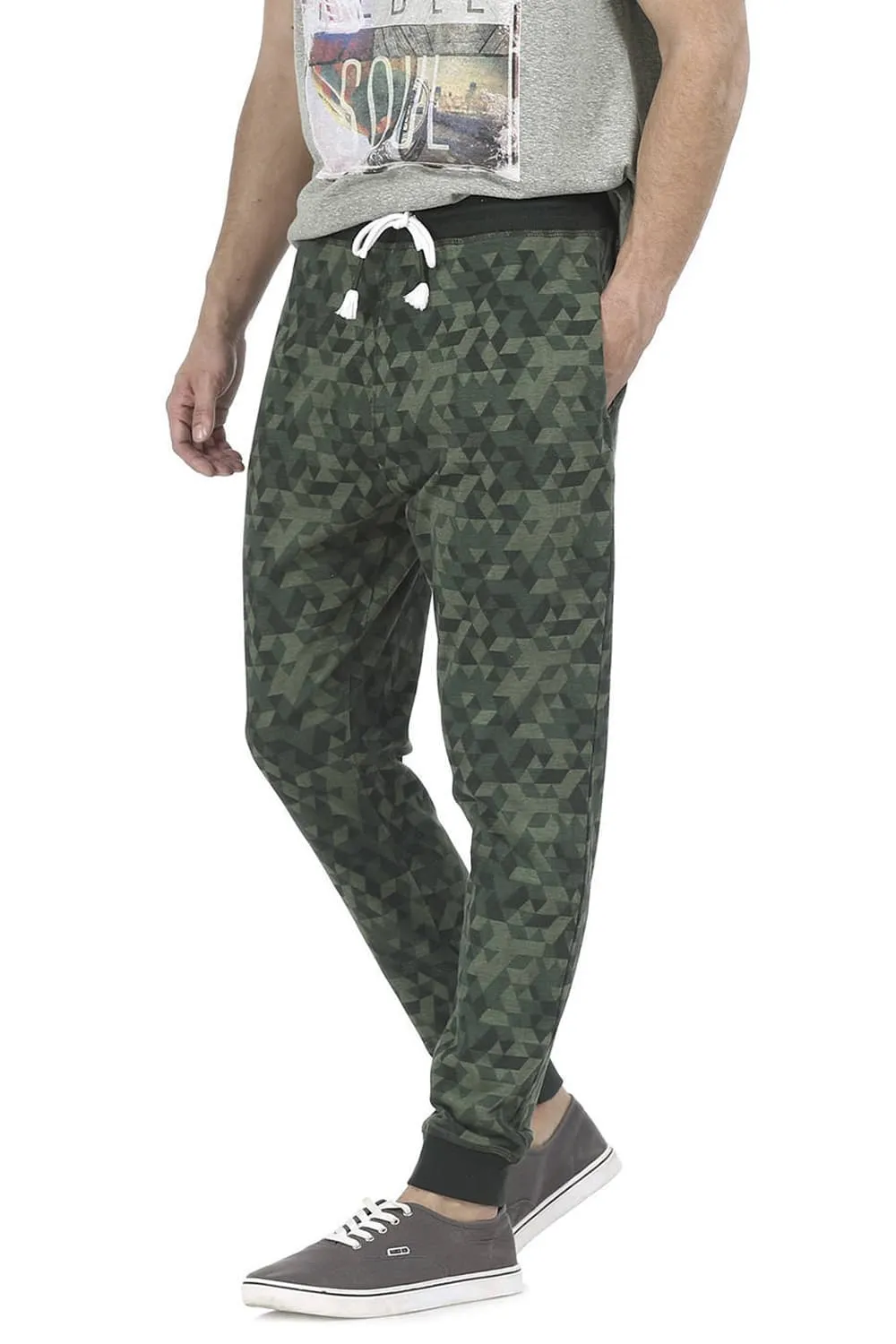 Jogger Fit Printed Track Pant