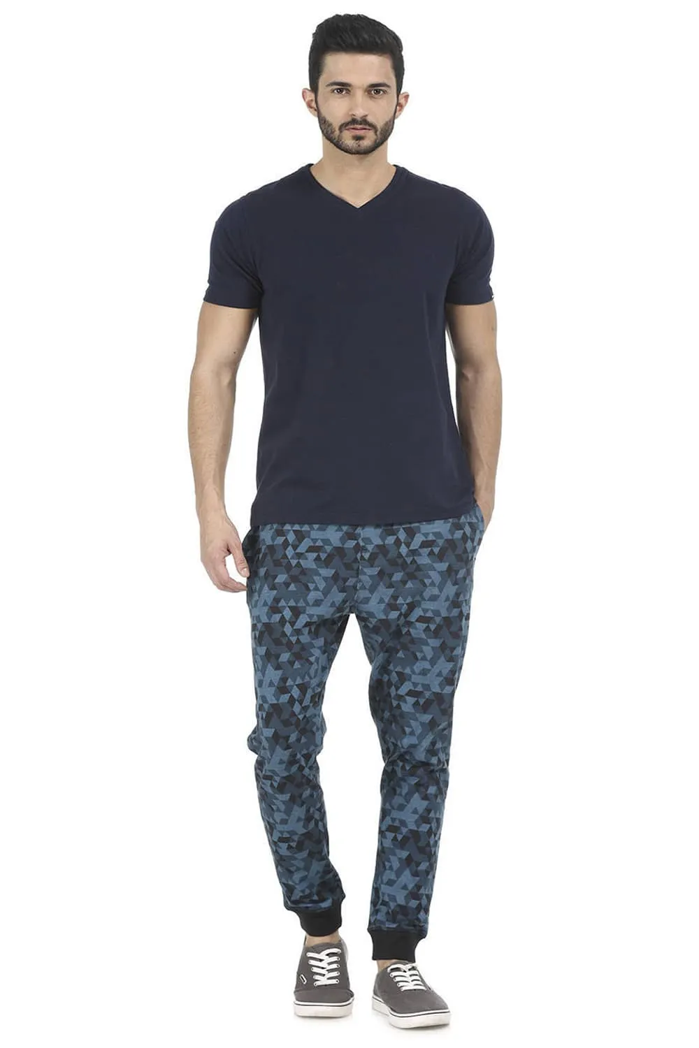 Jogger Fit Printed Track Pant