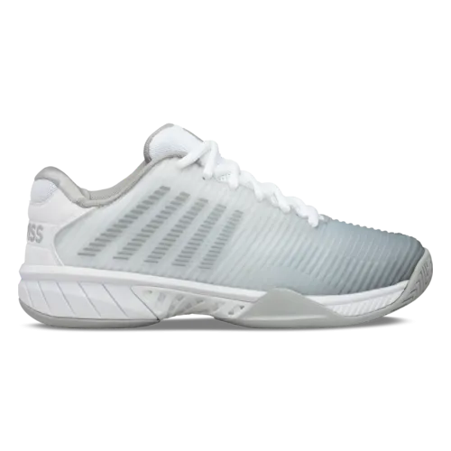 K-Swiss Women's Hypercourt Express 2 Tennis Shoes White Highrise and Silver