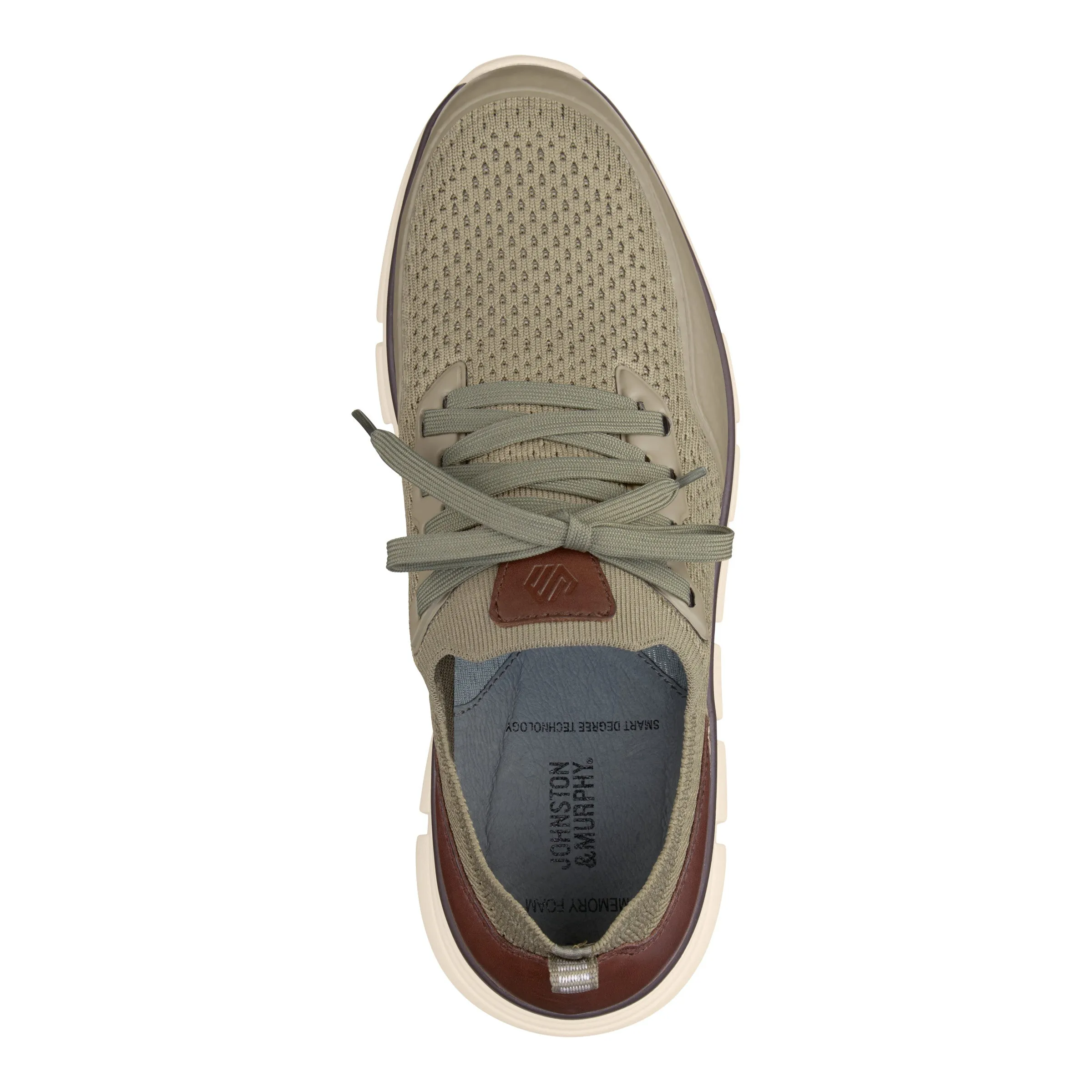 Men's Johnston & Murphy Amherst Lug Knit Sport Color: Olive Knit