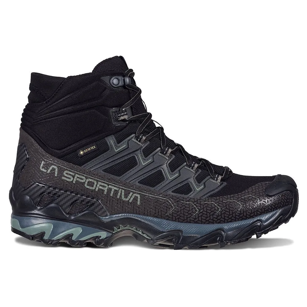 Men's La Sportiva Ultra Raptor II Mid GTX Color: Black/ Clay