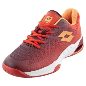 Men's Mirage 100 Speed Tennis Shoes Grenadine Red and Tawny Red