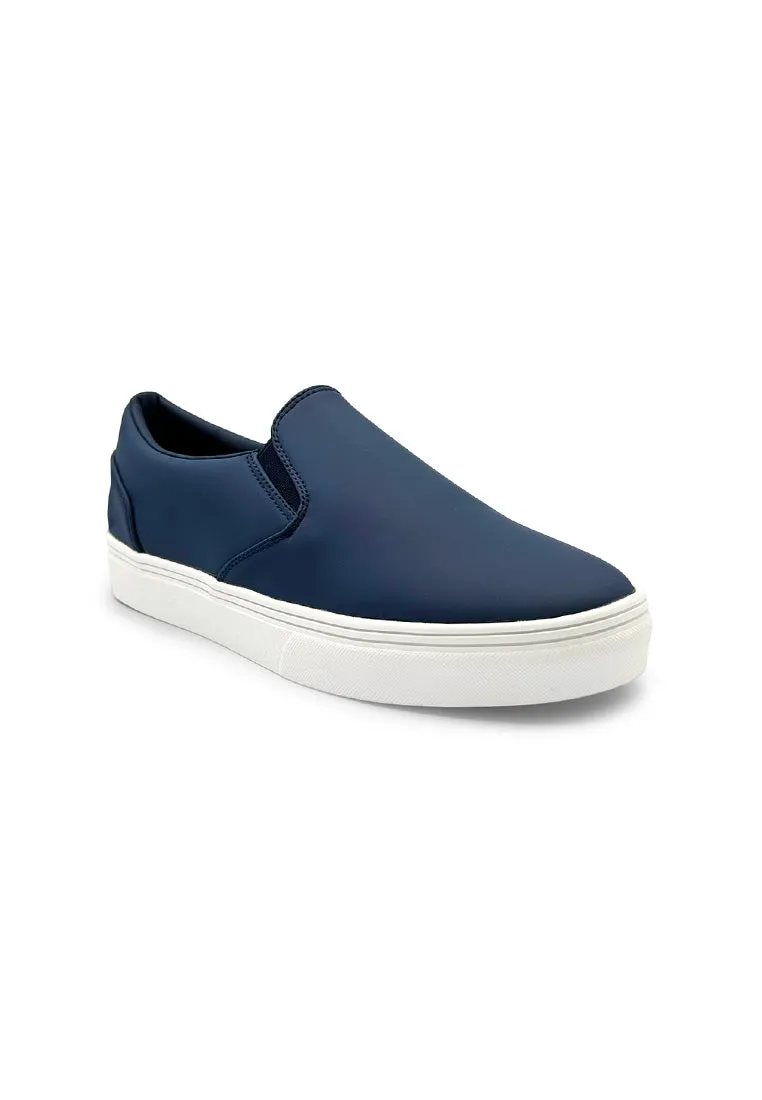 Men's Navy Slip Ons - Cookie Monster