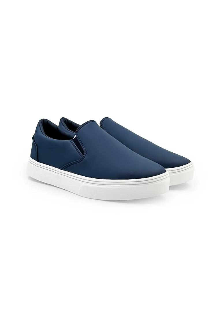 Men's Navy Slip Ons - Cookie Monster