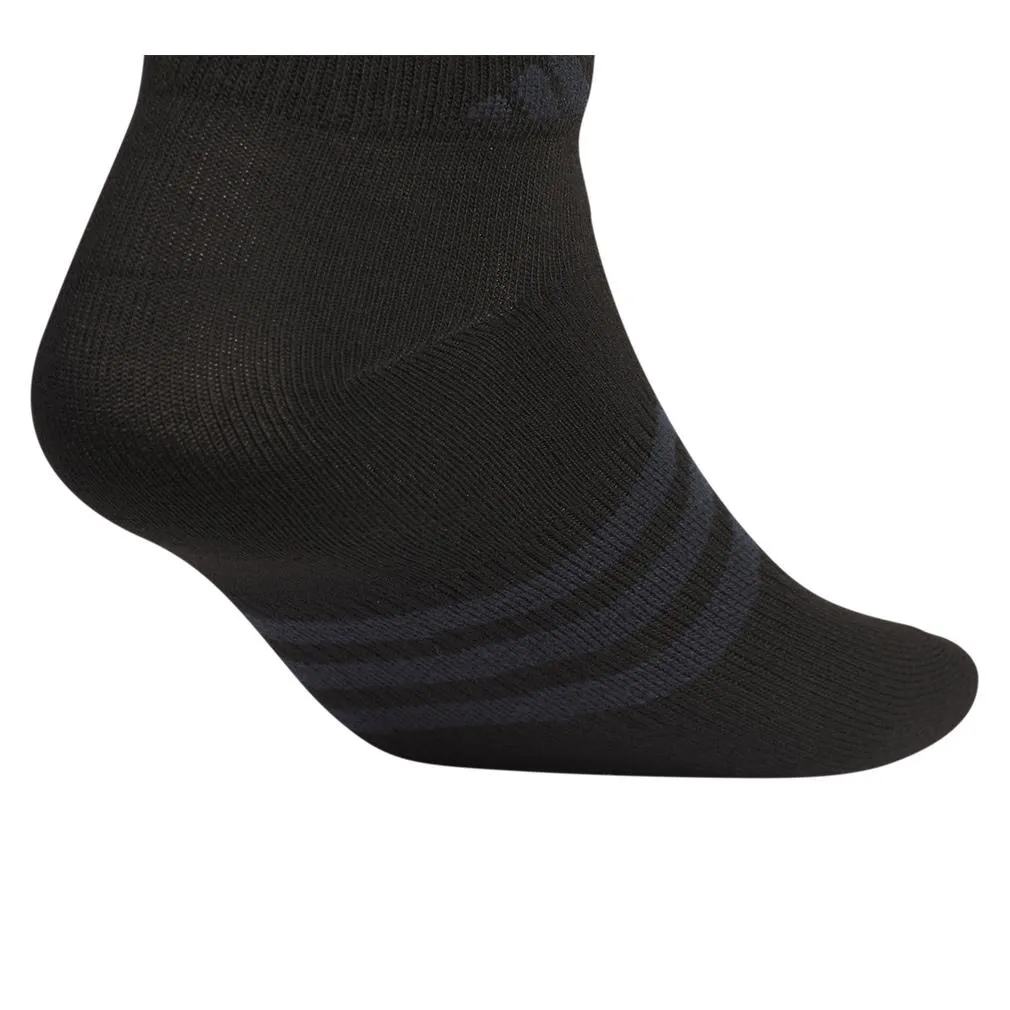 Men`s Superlite 3.0 6 Pack Low Cut Tennis Socks Black and Night Grey