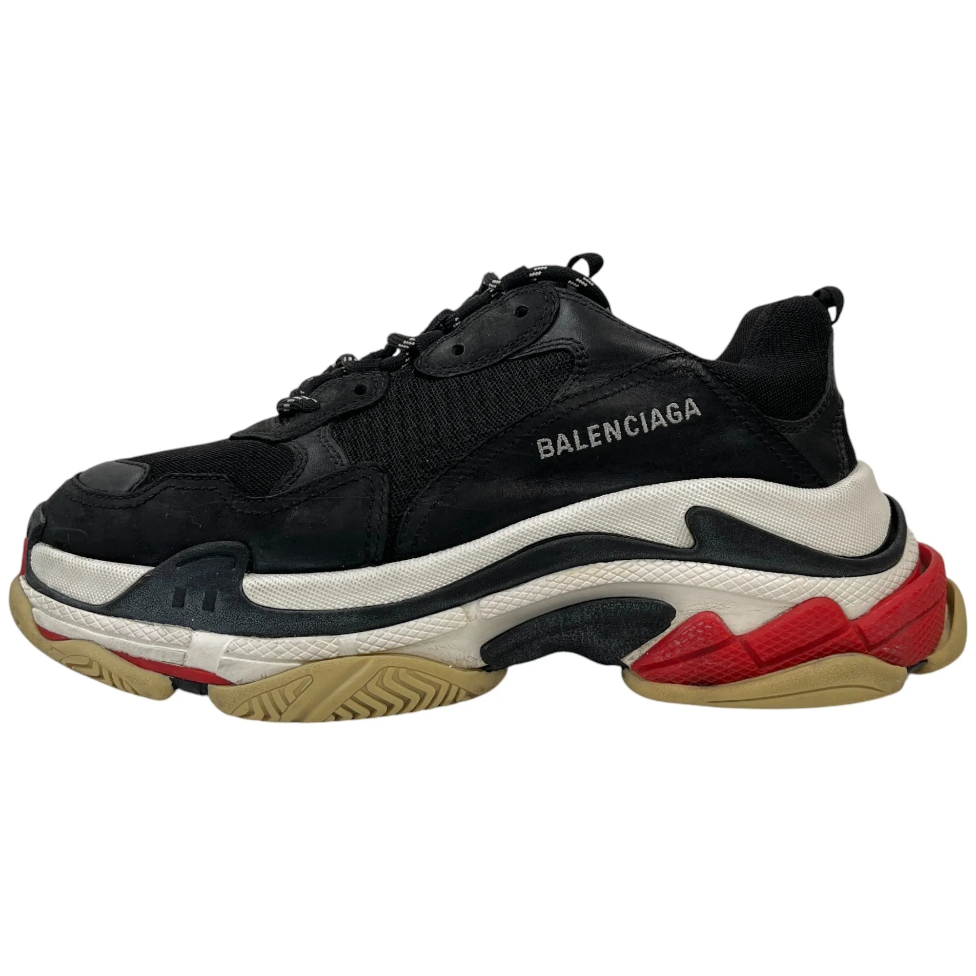 Men's Triple S Low Trainers Black Size EU 41 / UK 7