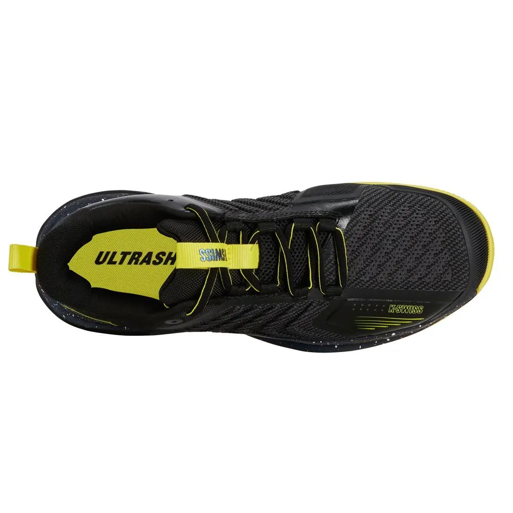 Men`s Ultrashot 3 Tennis Shoes Micro Chip and Black