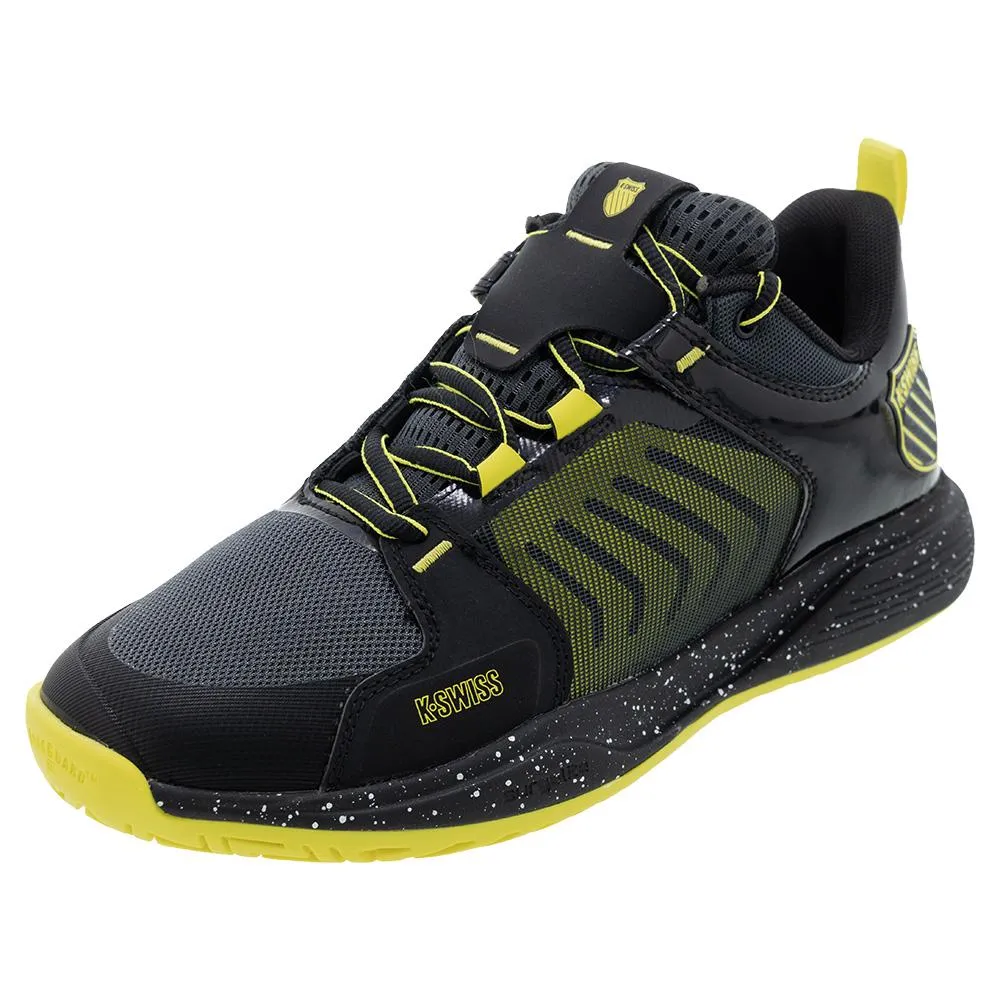 Men`s Ultrashot Team Tennis Shoes Black Dark Shadow