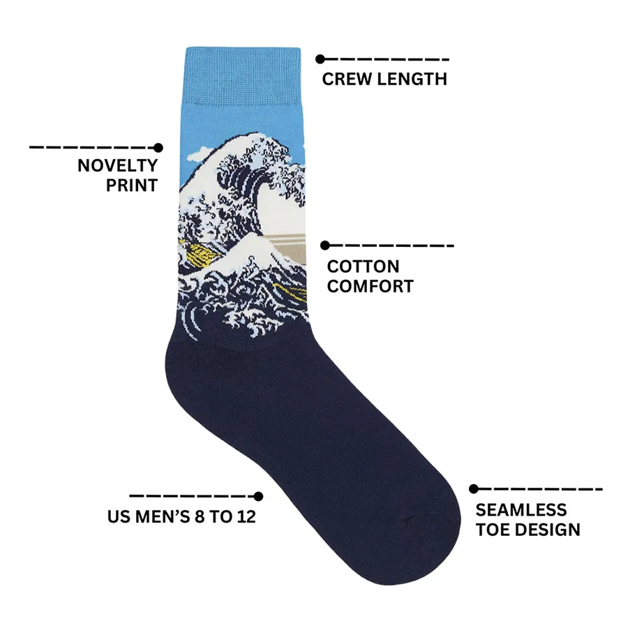 Milky Way Printed Crew Length Socks