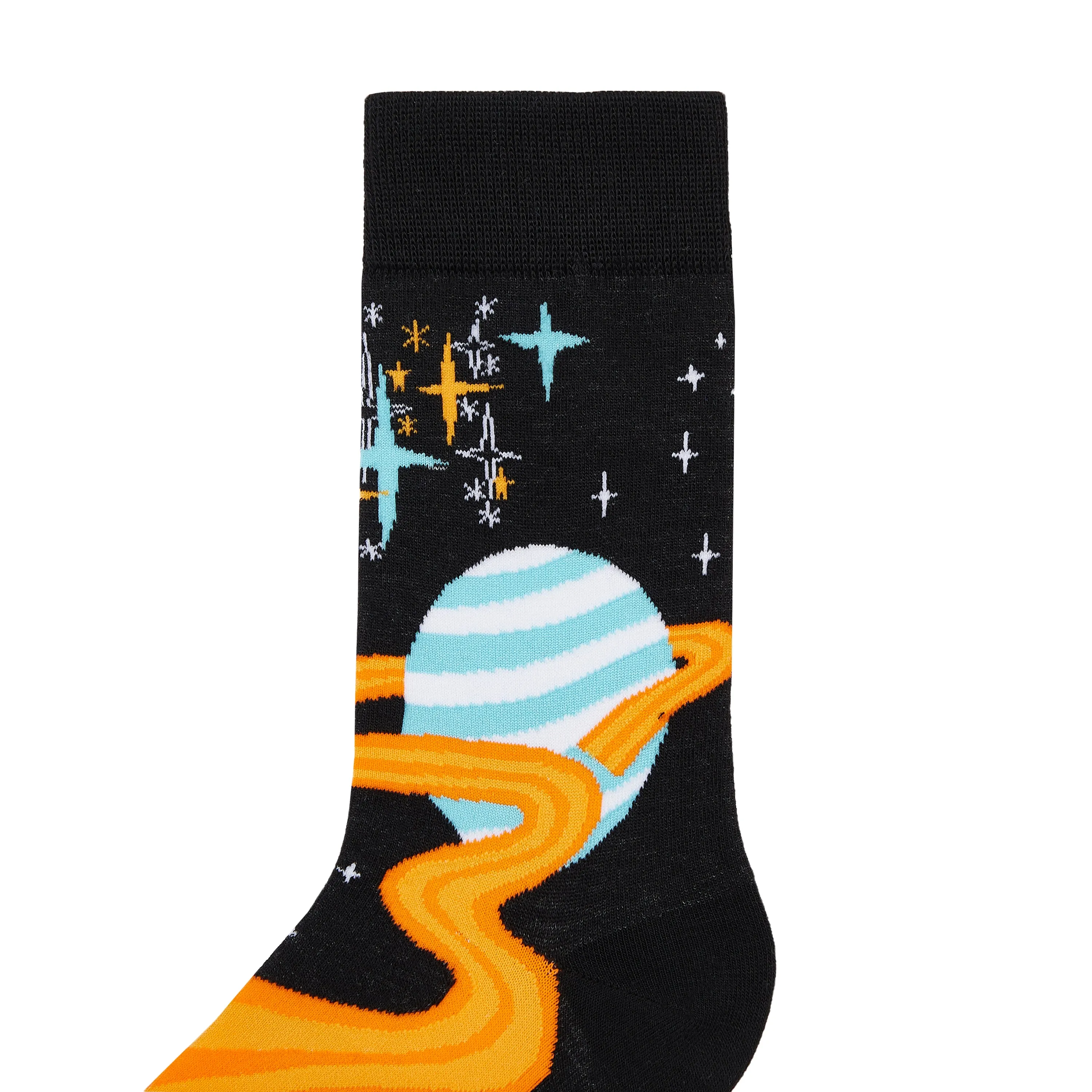 Milky Way Printed Crew Length Socks