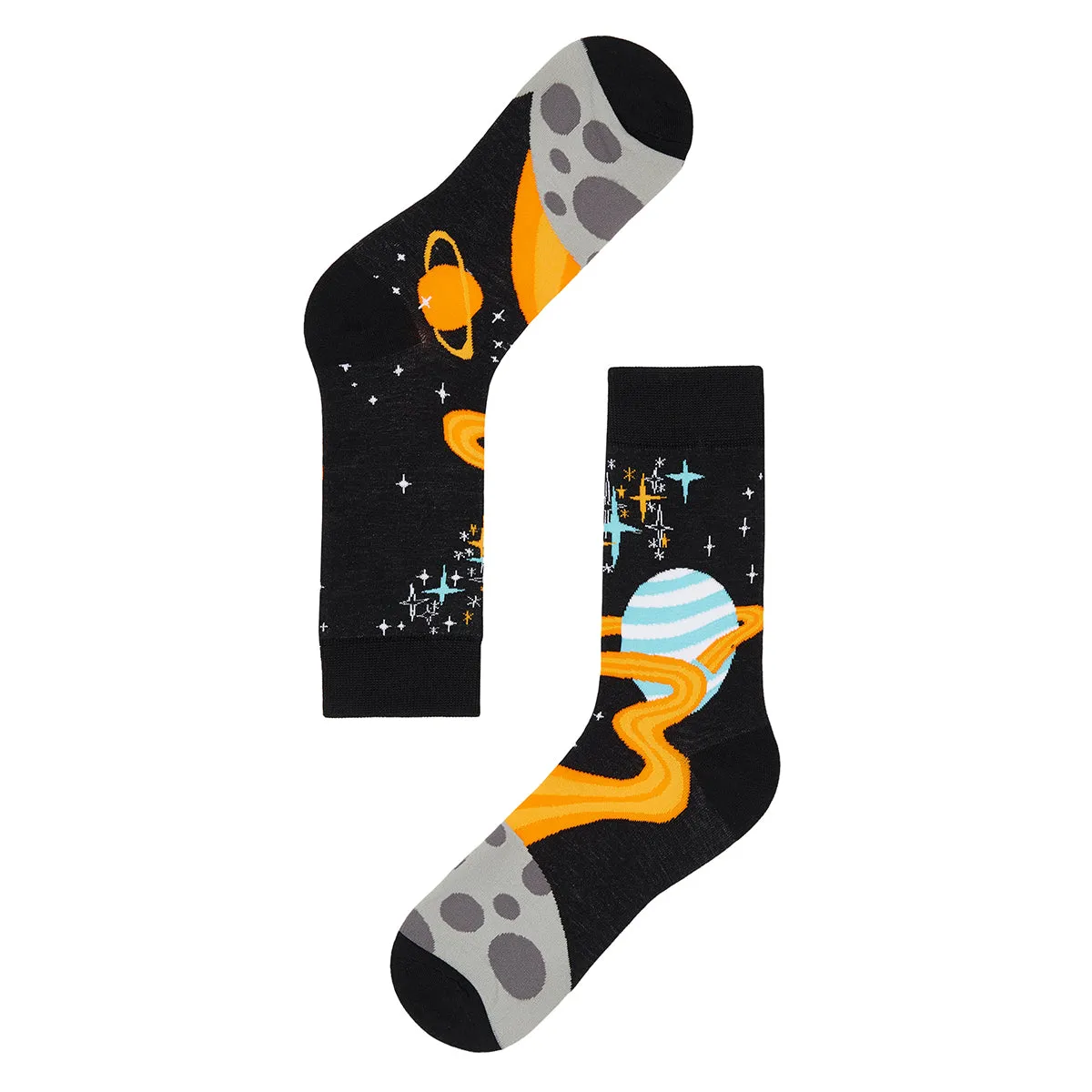 Milky Way Printed Crew Length Socks