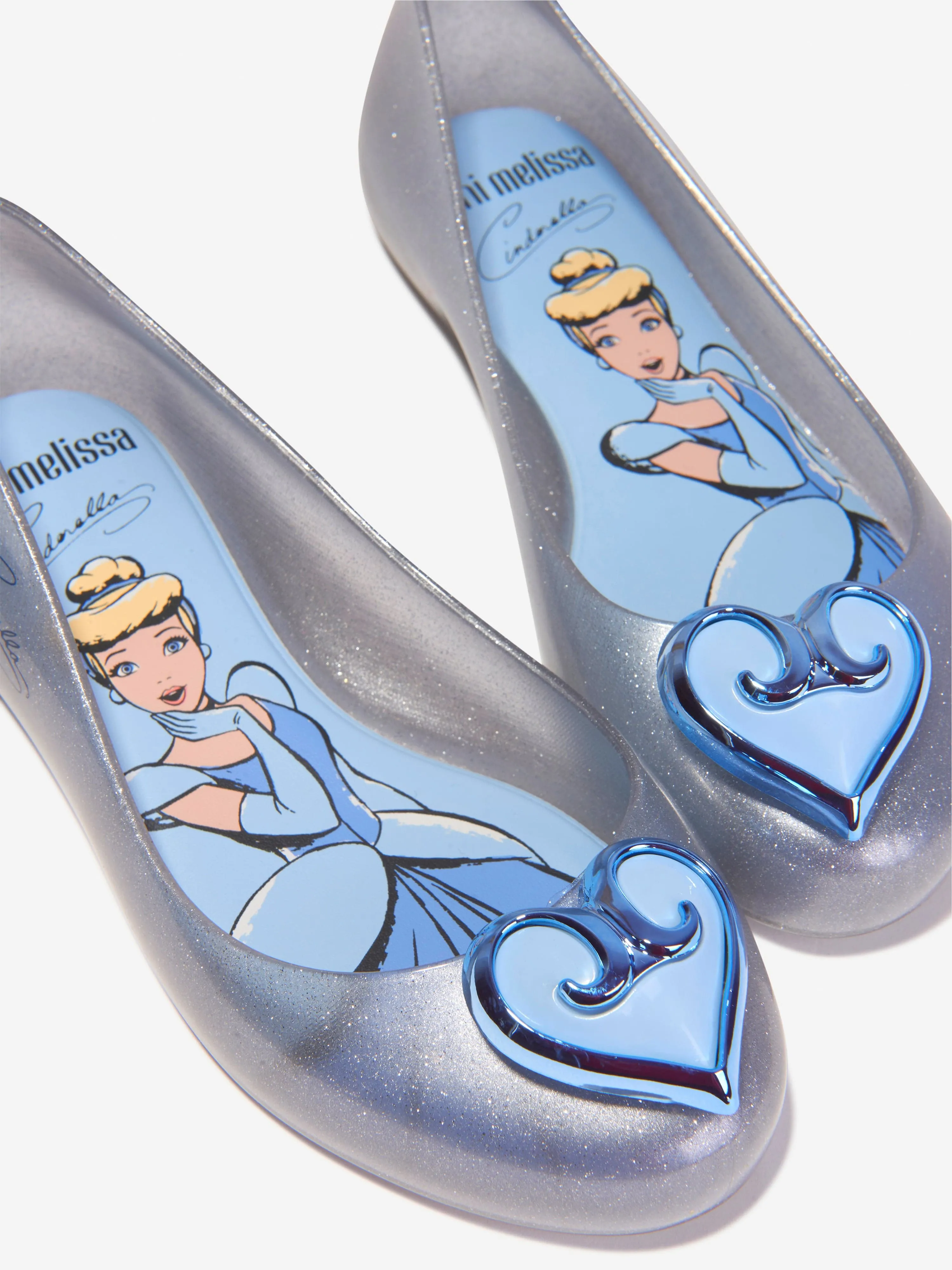 Mini Melissa Girls Disney Princess Sweet Love Cinderella Jelly Shoes