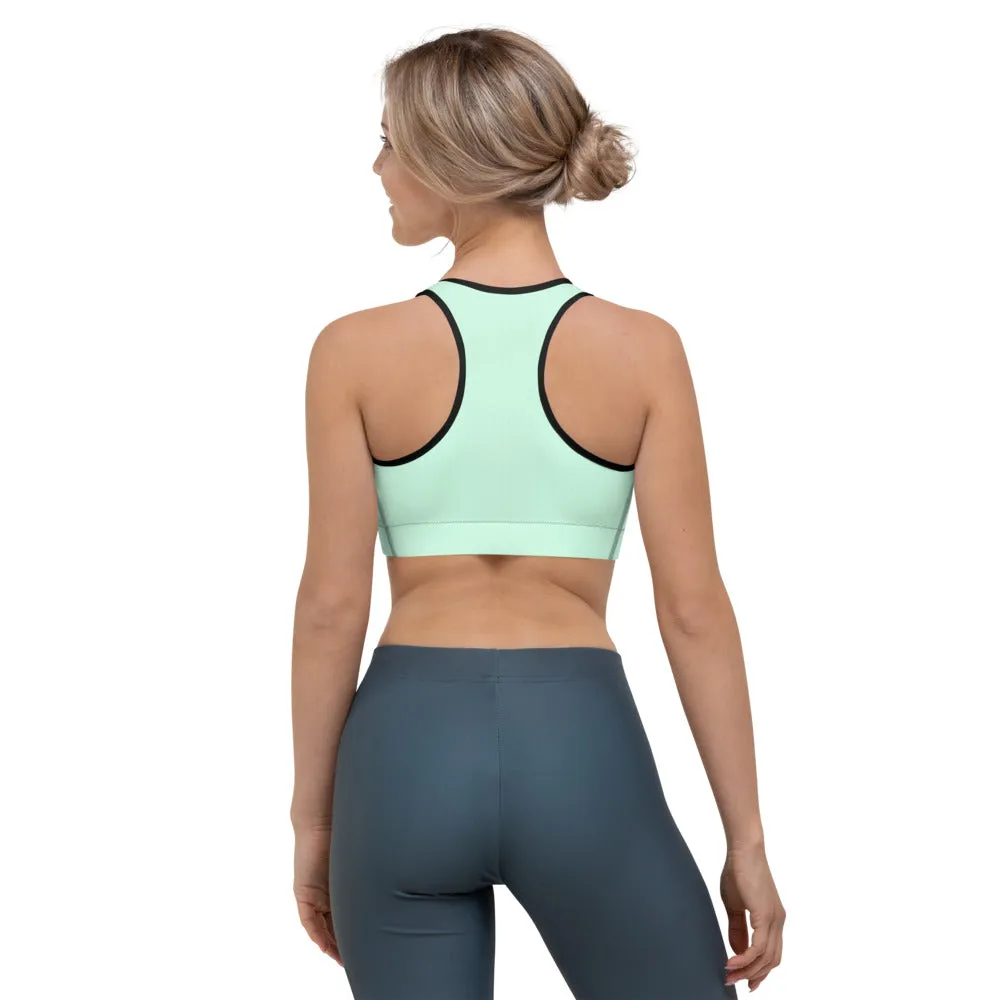 Mint Green Sports Bra