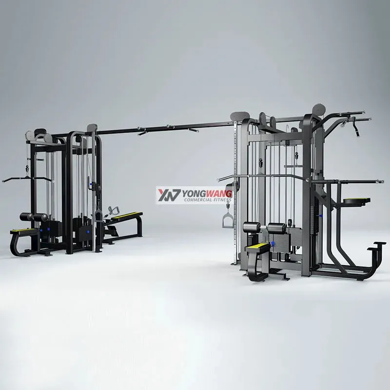 Multifunctional Gym Machine Cable Crossover Trainer 8  Multi-Station Power Rack Gym Fitness sets Machine