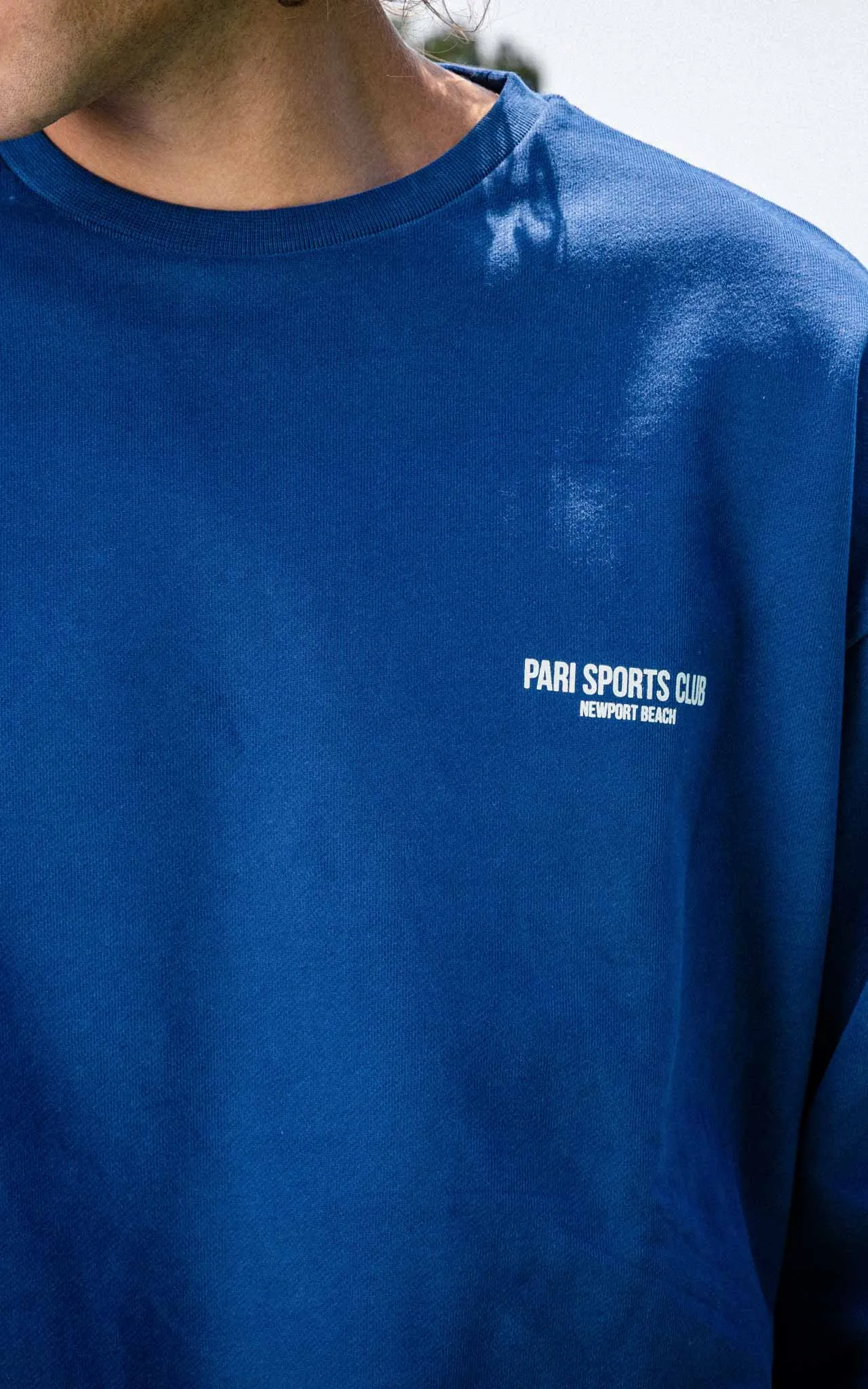 NAVY SPORTS CLUB CREWNECK