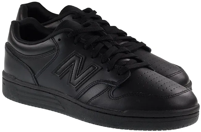 New Balance Trainers Mens 480 Leather Black