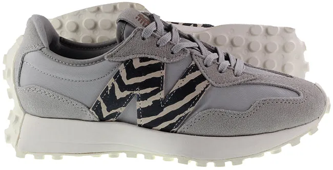 New Balance Trainers Womens 327 Animal Print Raincloud Sea Salt