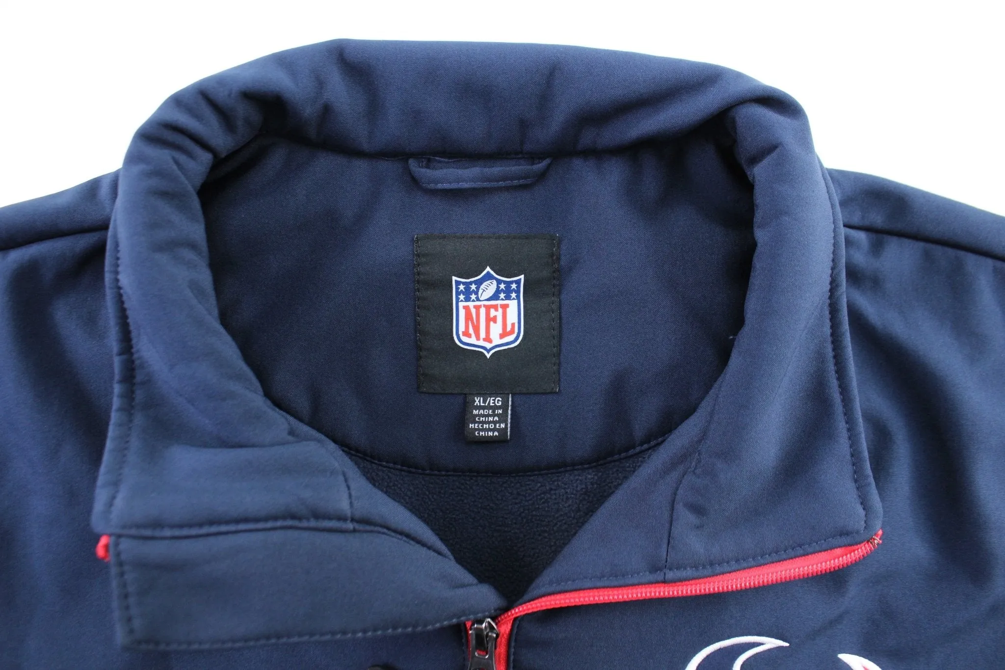 NFL Houston Texans Embroidered Zip Up Jacket