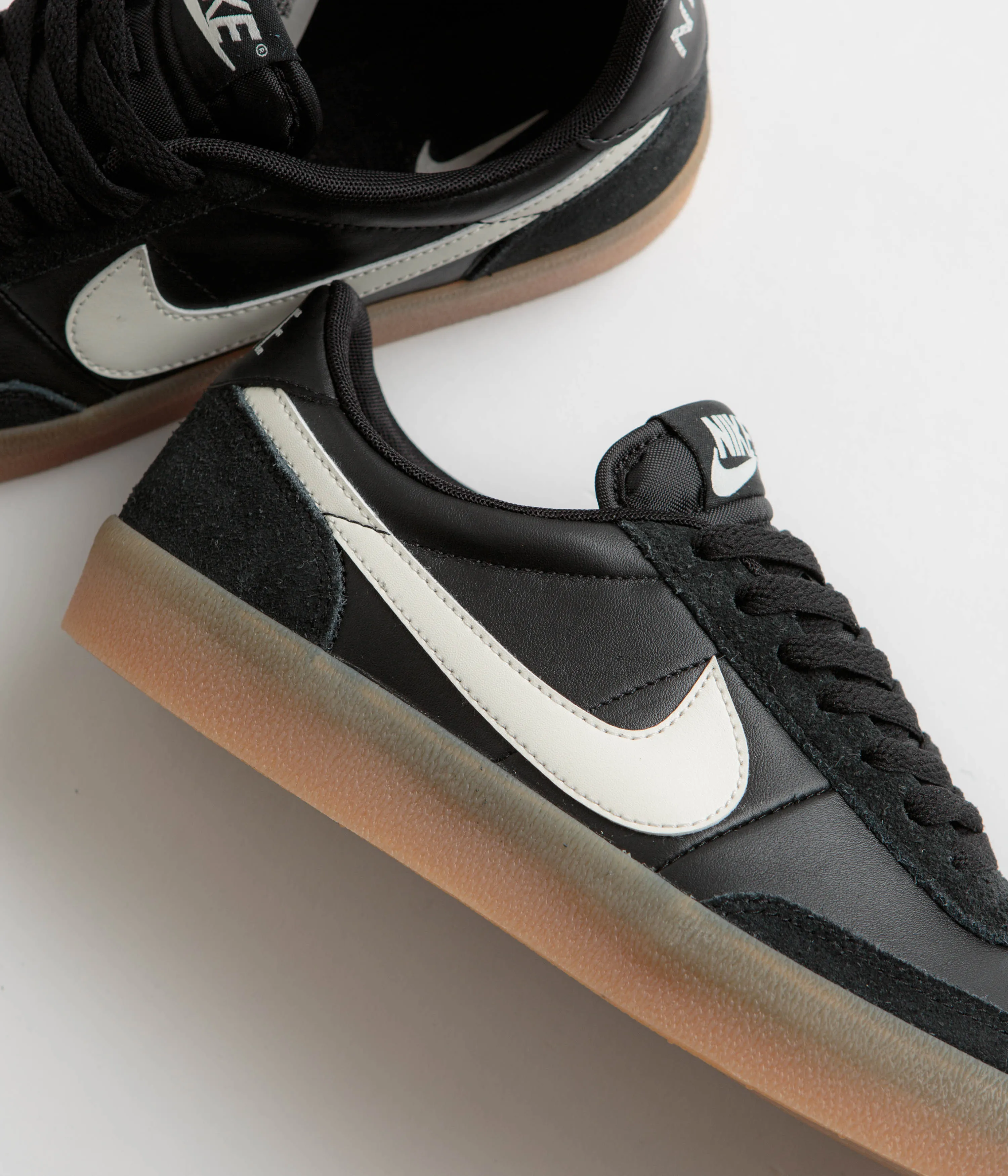 Nike Killshot 2 Leather Shoes - Black / Sail - Gum Yellow