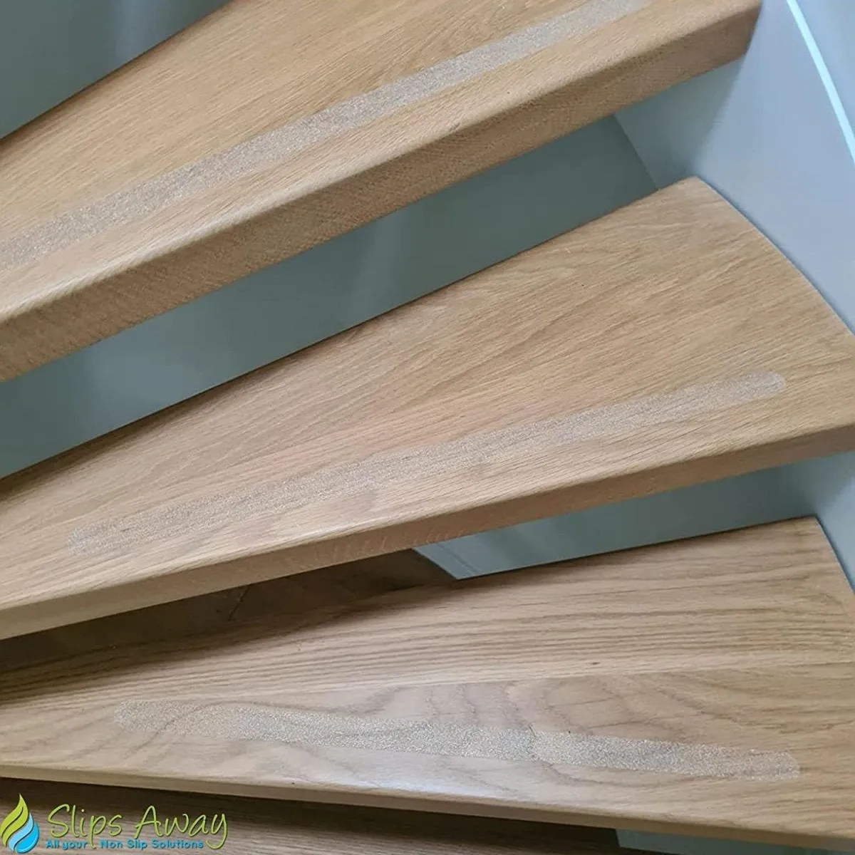 Non Slip Strips for Stairs - Clear 64cm x 3 cm (16x pack)