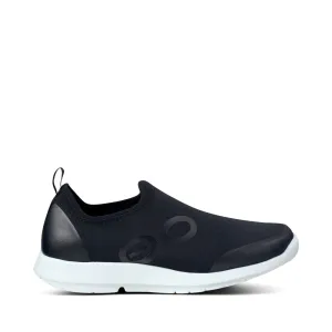 OOfos Women's OOmg Sport Low Shoe in Black/White