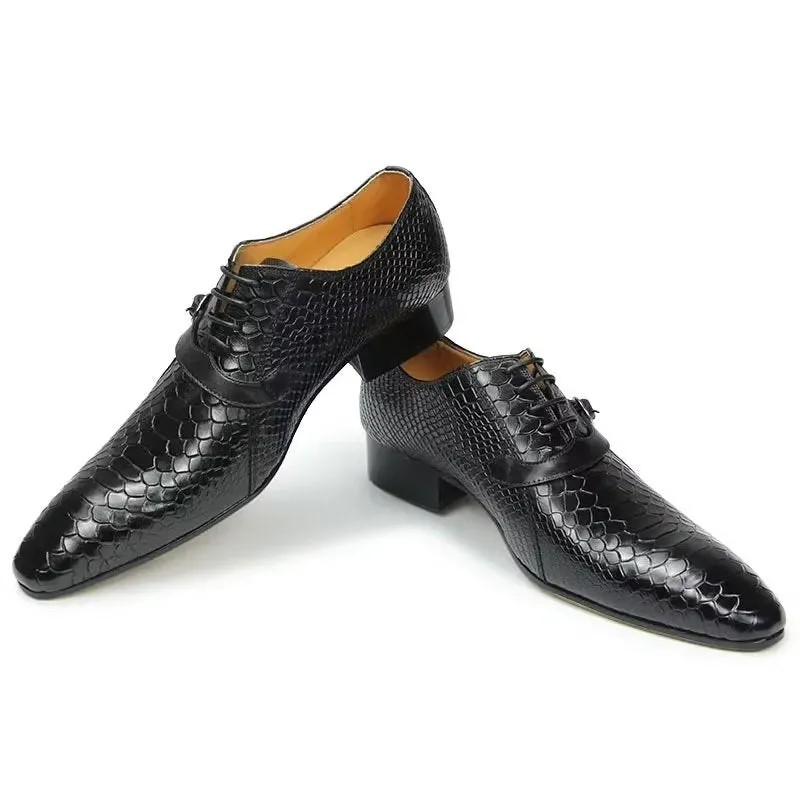 Opulent Brogue Nuptial Oxford Leather Shoes