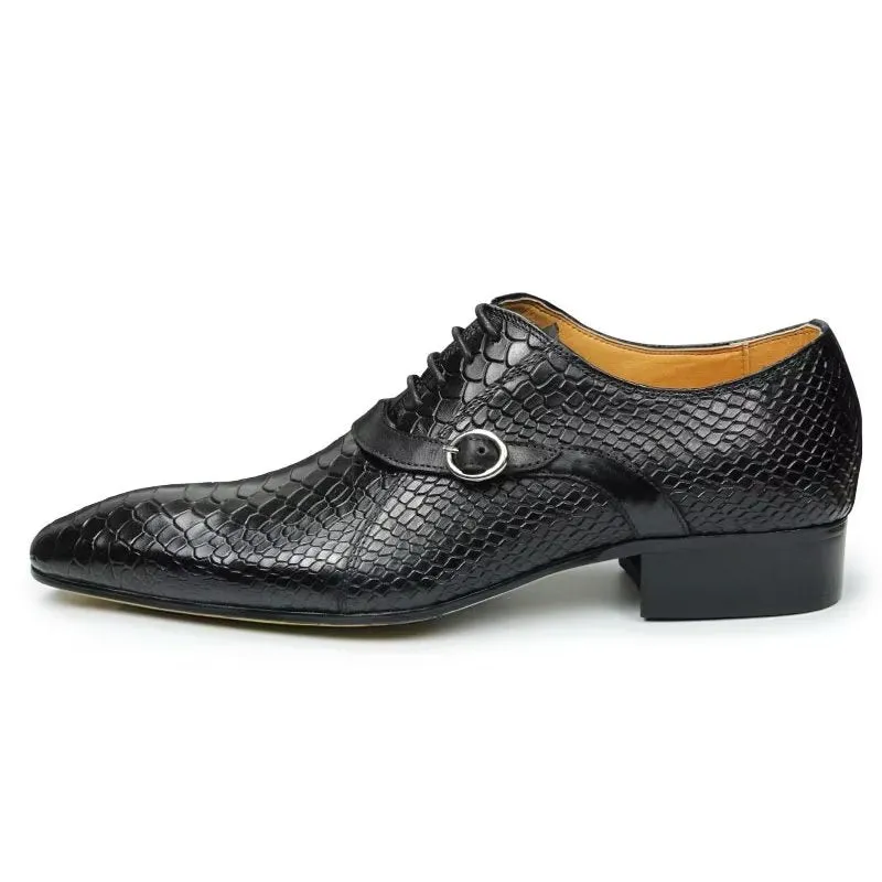 Opulent Brogue Nuptial Oxford Leather Shoes