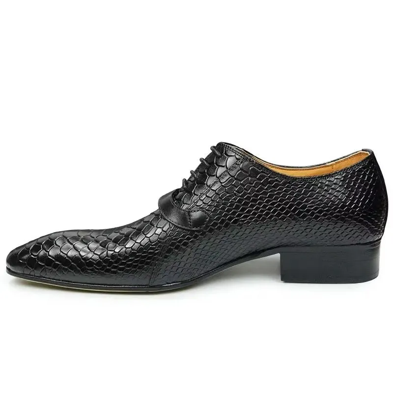 Opulent Brogue Nuptial Oxford Leather Shoes