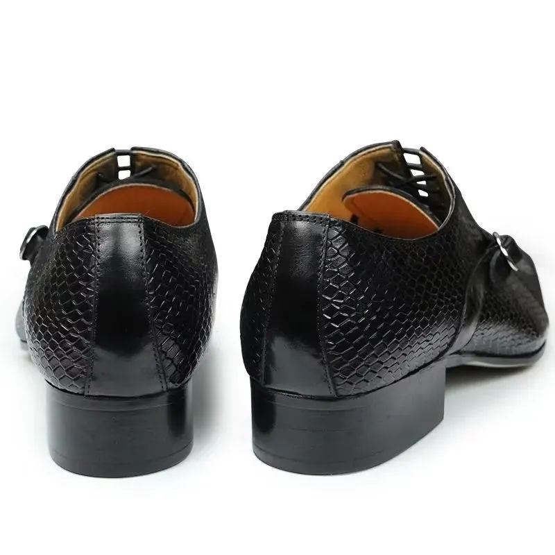 Opulent Brogue Nuptial Oxford Leather Shoes