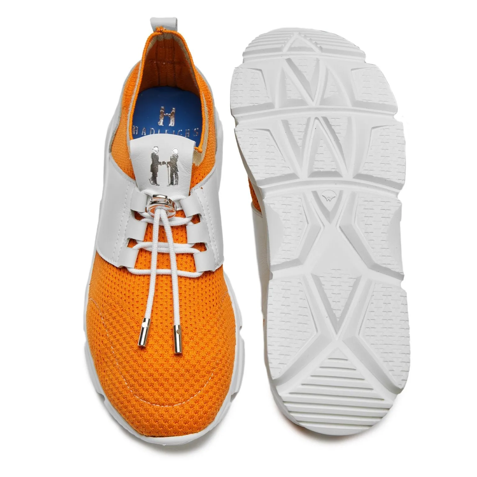 Perla Mesh Sneaker in Orange