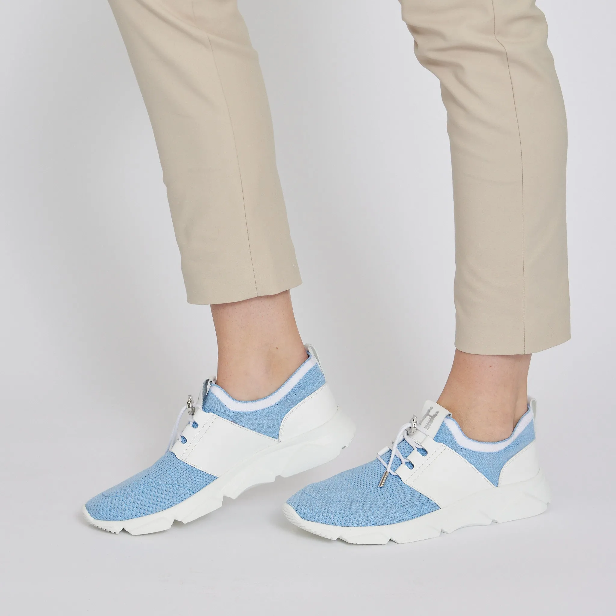 Perla Mesh Sneaker in Sky Blue