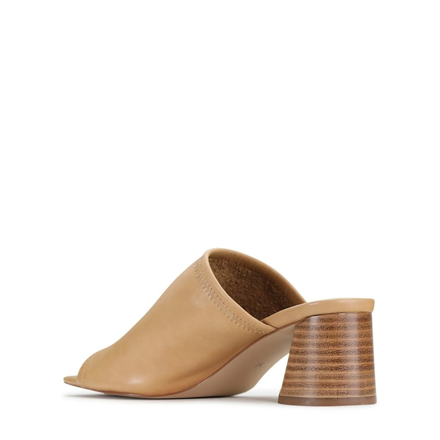 PETTI LEATHER HEELED SANDAL