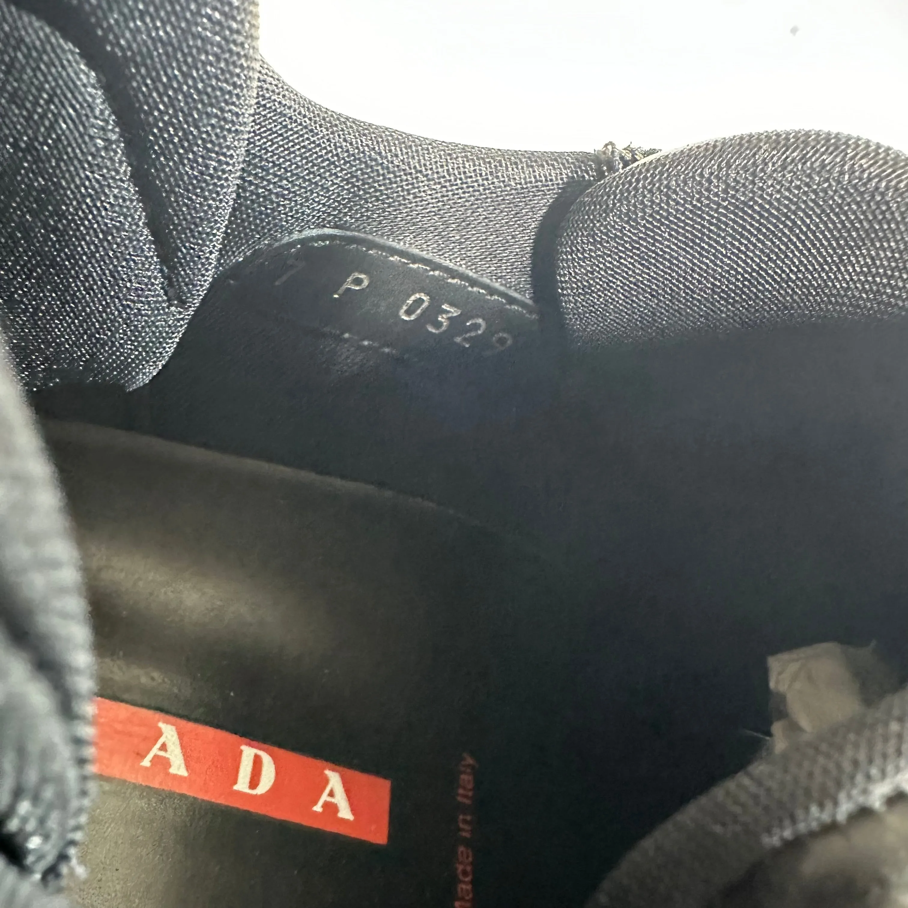 PRADA Velcro Strapped Lug Shoe