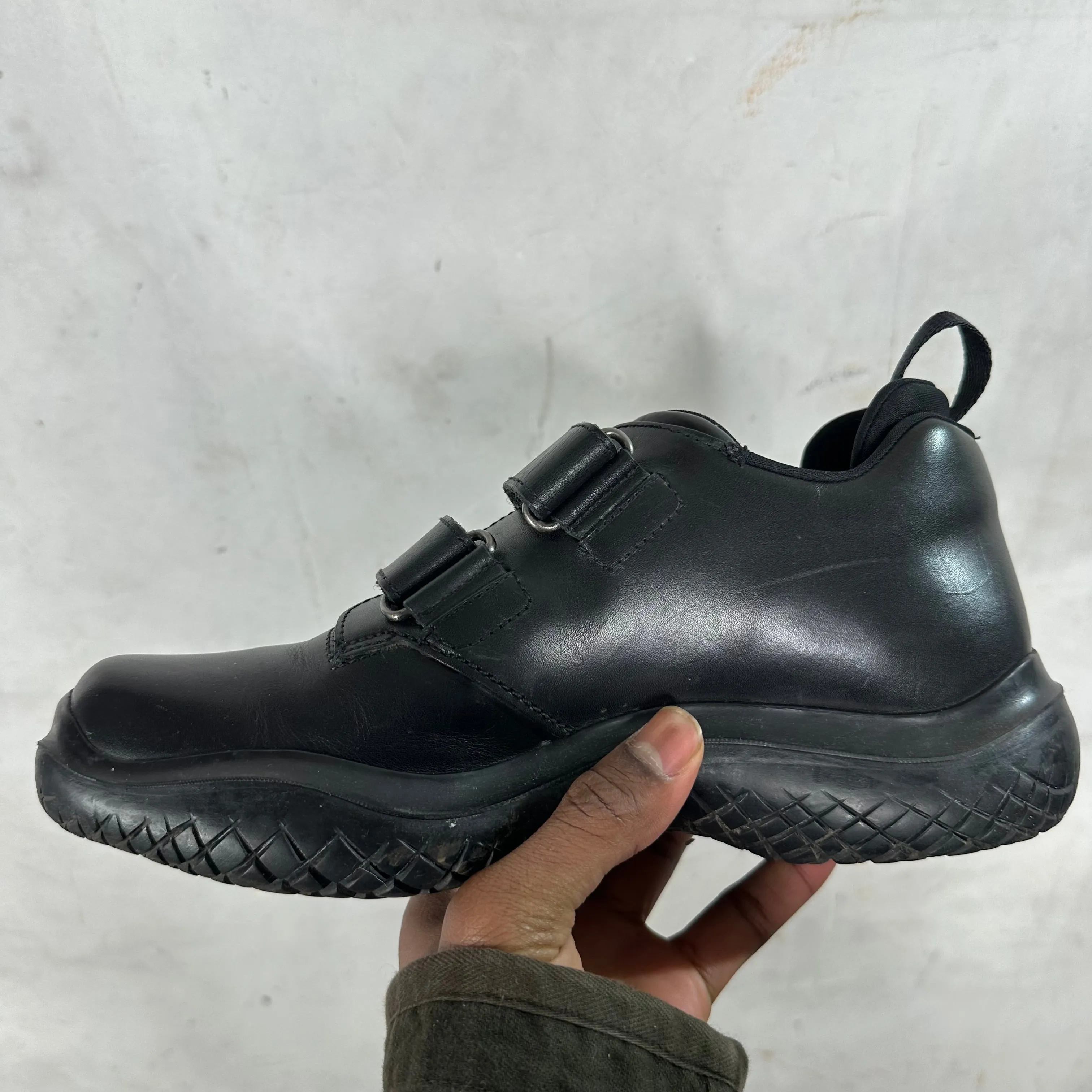 PRADA Velcro Strapped Lug Shoe