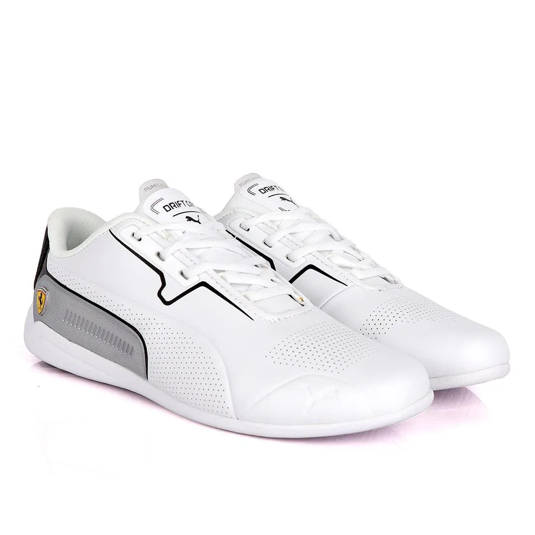 Puma Motor Sport Drift Cat White Leather Sneakers