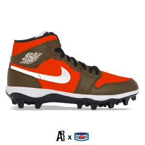 "Cleveland" Jordan 1 TD Cleats