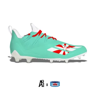 "Peppermint" Adidas Adizero 11.0 Football Cleats