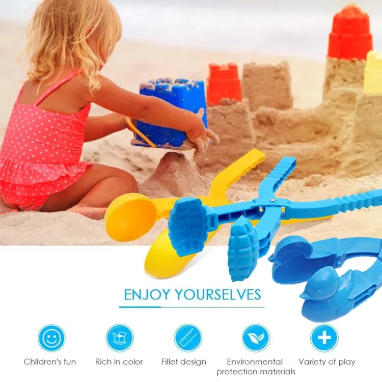 Sand Mold Tool Snow Ball Maker Funny Outdoor Sport Beach Toy, Random Color(Duck)